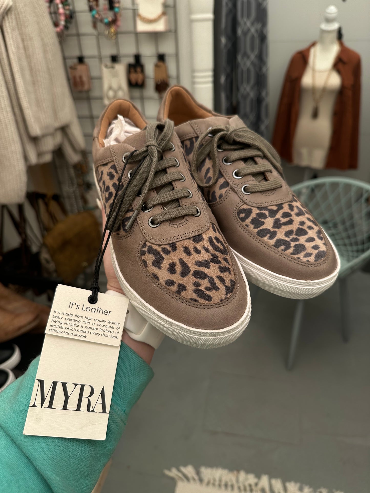 Myra Leopard Sneakers