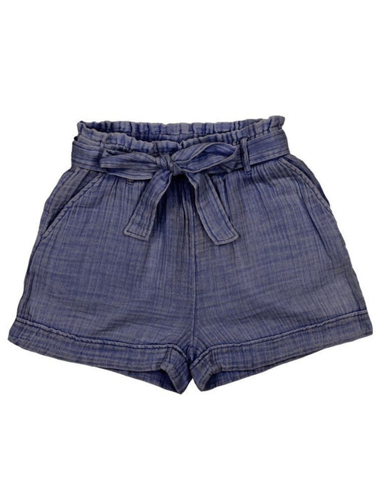 Simply Southern Gauze Shorts-Indigo