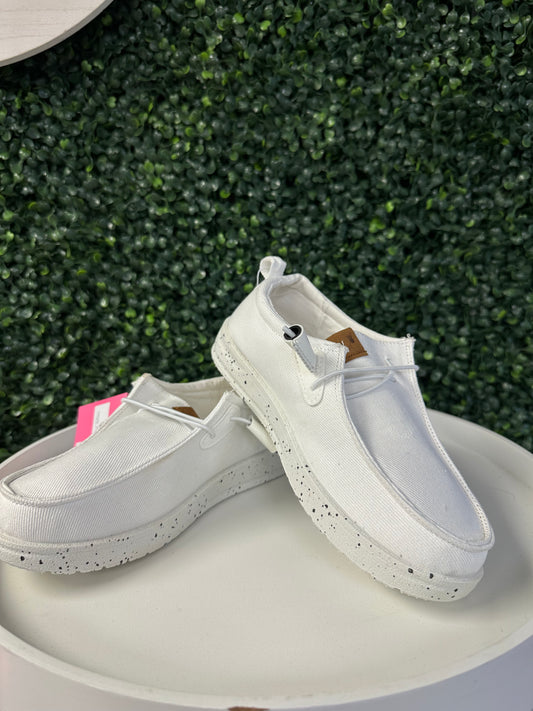 Simply Southern Slip Ons White