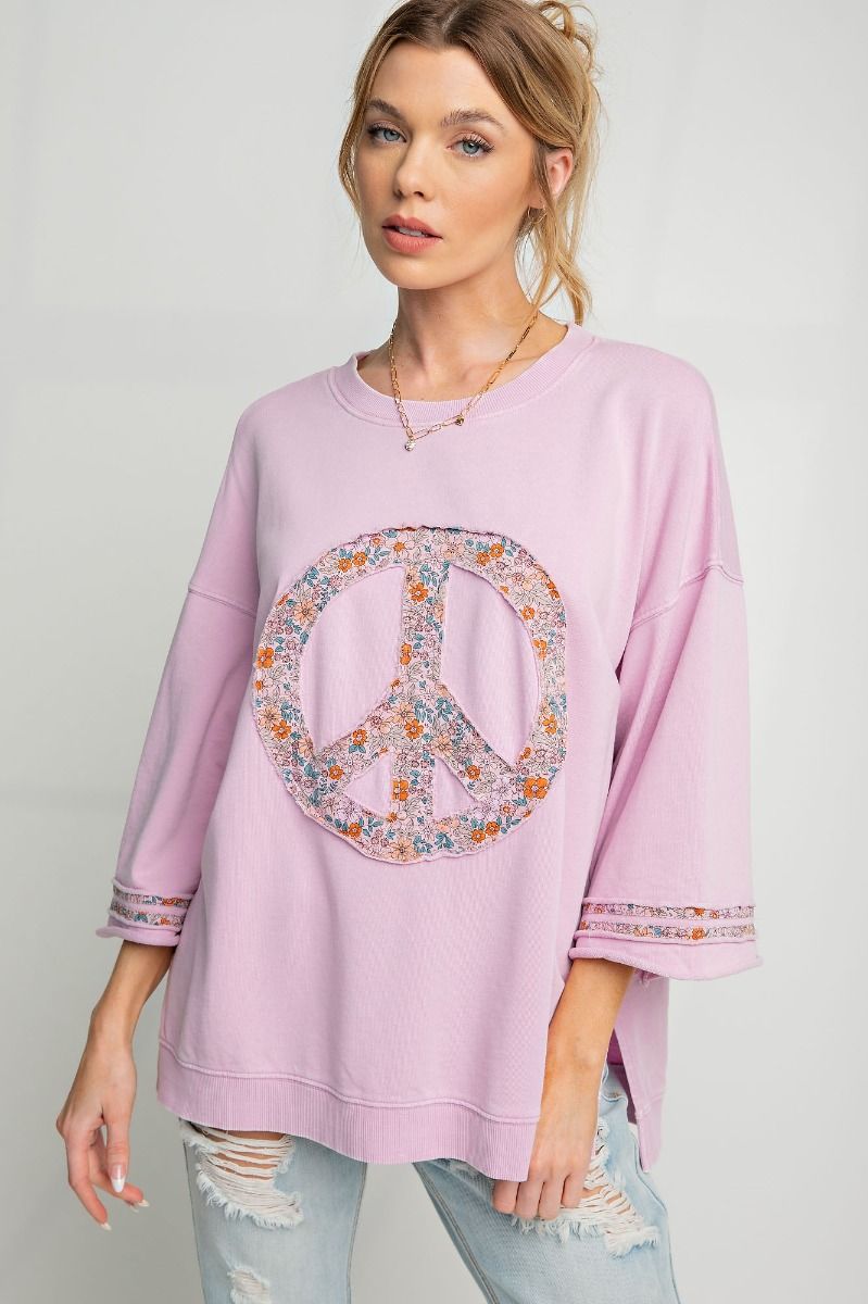 Easel Cotton Candy Peace Patch